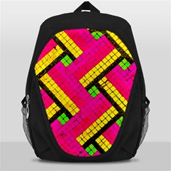 Pop Art Mosaic Backpack Bag by essentialimage365