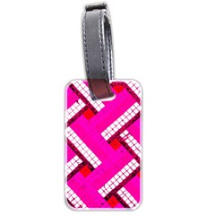 Pop Art Mosaic Luggage Tag (two Sides) by essentialimage365