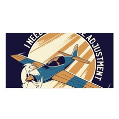 Airplane - I Need Altitude Adjustement Satin Shawl by DinzDas