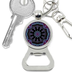Framed Mandala Bottle Opener Key Chain by MRNStudios
