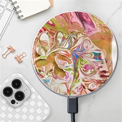 Abstract Marbling Wireless Charger by kaleidomarblingart