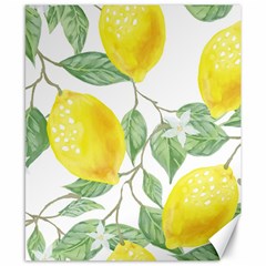 Vintage Lemons Canvas 8  X 10  by SomethingForEveryone