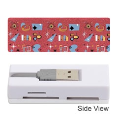 50s Small Print Memory Card Reader (stick) by NerdySparkleGoth
