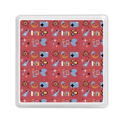 50s Small Print Memory Card Reader (square) by NerdySparkleGoth