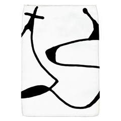Black And White Abstract Linear Decorative Art Removable Flap Cover (s) by dflcprintsclothing