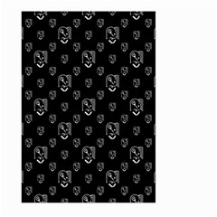 Funny Weird Monster Portrait Motif Pattern Large Garden Flag (two Sides) by dflcprintsclothing