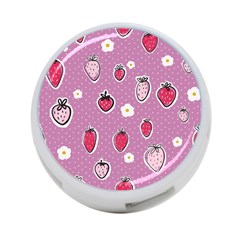 Juicy Strawberries 4-port Usb Hub (two Sides) by SychEva