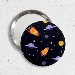 Cosmos Rockets Spaceships Ufos 2 25  Handbag Mirrors by Sapixe