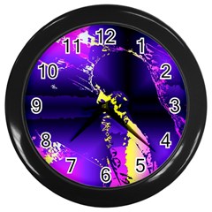 Garth Wall Clock (black) by MRNStudios