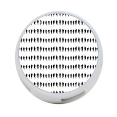Athletic Running Graphic Silhouette Pattern 4-port Usb Hub (one Side) by dflcprintsclothing