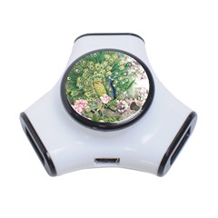Peafowl Peacock Feather-beautiful 3-port Usb Hub by Sudhe