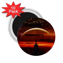Science-fiction-digital-illustration 2 25  Magnets (10 Pack)  by Sudhe