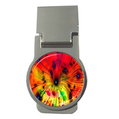 Color-background-structure-lines Money Clips (round)  by Sudhe
