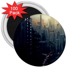 Apocalypse-post-apocalyptic 3  Magnets (100 Pack) by Sudhe