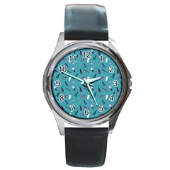 Manicure Supplies  Nail Polish Round Metal Watch by SychEva