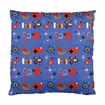 Blue 50s Standard Cushion Case (Two Sides) Back
