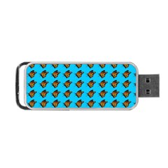 Monarch Butterfly Print Portable Usb Flash (one Side) by Kritter