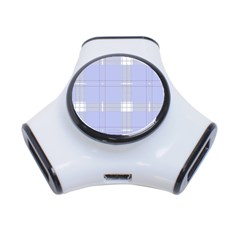 Lighblu Plaid 3-port Usb Hub by snowwhitegirl