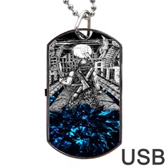 Movie Dog Tag Usb Flash (one Side) by Sparkle