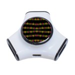Candle Lights In Warm Cozy Festive Style 3-Port USB Hub Front