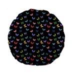 Bright And Beautiful Butterflies Standard 15  Premium Round Cushions Front