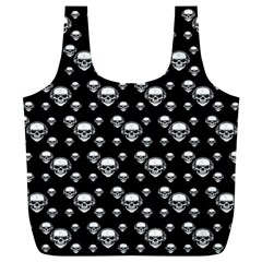 Skullmusician Full Print Recycle Bag (xl) by Sparkle