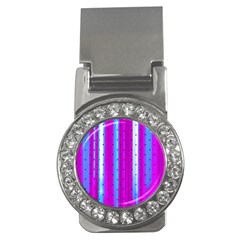 Warped Stripy Dots Money Clips (cz)  by essentialimage365