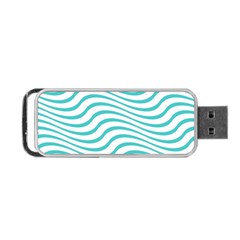 Beach Waves Portable Usb Flash (one Side) by Sparkle