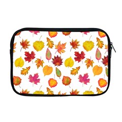 Watercolor Autumn Leaves Apple Macbook Pro 17  Zipper Case by SychEva