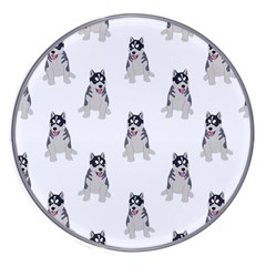 Cute Husky Puppies Wireless Charger by SychEva