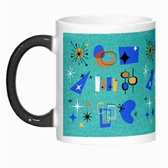 Green 50s Pattern Morph Mugs by NerdySparkleGoth