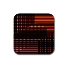 Gradient (97) Rubber Square Coaster (4 Pack) by Sparkle