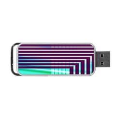 Gradient Portable Usb Flash (one Side) by Sparkle