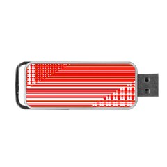Gradient Portable Usb Flash (one Side) by Sparkle