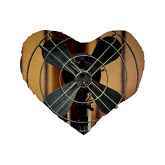 For The Hot Summer Time Standard 16  Premium Flano Heart Shape Cushions by DimitriosArt