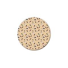 Festive Champagne Golf Ball Marker by SychEva
