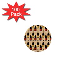 Champagne For The Holiday 1  Mini Buttons (100 Pack)  by SychEva