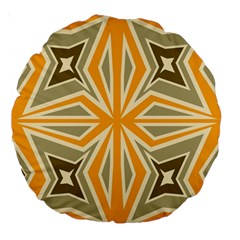 Abstract Pattern Geometric Backgrounds   Large 18  Premium Round Cushions by Eskimos