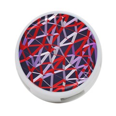3d Lovely Geo Lines Vii 4-port Usb Hub (two Sides) by Uniqued