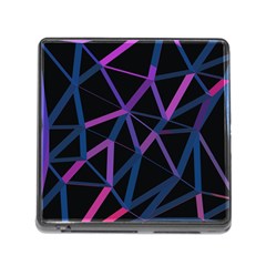 3d Lovely Geo Lines  V Memory Card Reader (square 5 Slot) by Uniqued