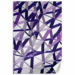 3d Lovely Geo Lines X Canvas 24  X 36  by Uniqued