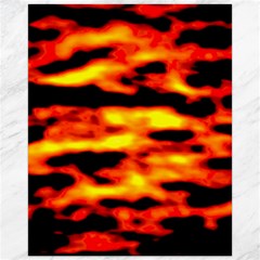 Red  Waves Abstract Series No18 Canvas 16  X 20  by DimitriosArt