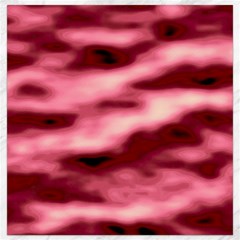 Pink  Waves Flow Series 5 Canvas 16  X 16  by DimitriosArt
