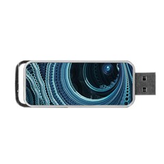 Fractal Portable Usb Flash (two Sides) by Sparkle