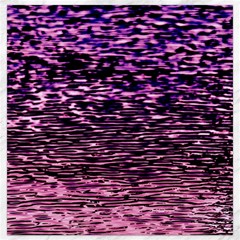 Purple  Waves Abstract Series No2 Canvas 16  X 16  by DimitriosArt