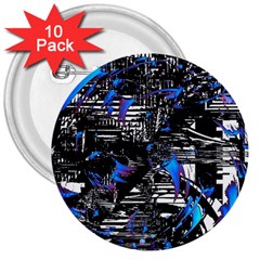 Spin Cycle 3  Buttons (10 Pack)  by MRNStudios