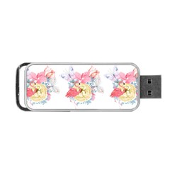 Flamingos Portable Usb Flash (one Side) by Sparkle
