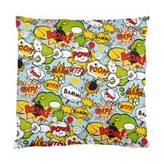 Comic Pow Bamm Boom Poof Wtf Pattern 1 Standard Cushion Case (two Sides) by EDDArt