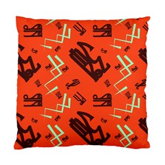 Abstract Pattern Geometric Backgrounds   Standard Cushion Case (two Sides) by Eskimos
