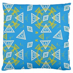 Abstract Pattern Geometric Backgrounds   Large Cushion Case (two Sides) by Eskimos